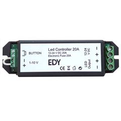 Dimmer LED CONTROLLER 20A για λάμπες και προβολείς LED 12 ή 24 V DC