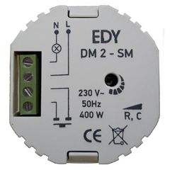 Ρυθμιστής φωτισμού - Dimmer κυτίου DM 2-SM Trailing Edge ή LED Mode, για λάμπες Led Dimmable