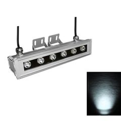 Προβολέας LED ισχύος επιμήκης 30cm 6W 10° δέσμη σε ψυχρό χρώμα φωτός 6300K στεγανός IP65