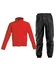 Acerbis Rain Suit Logo Black/Red