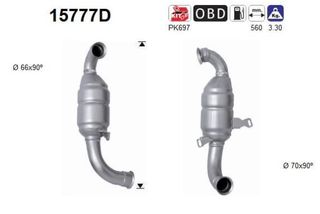 ΚΑΤΑΛΥΤΗΣ CITROEN BERLINGO 1.6cc 2005-2011 KARALOIZOS exhaust