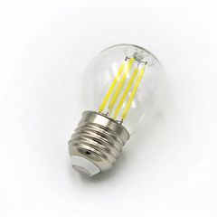 Λάμπα led cog filament σφαιρική διάφανη E27 7W 230V θερμό φως 2800k 840lm δέσμης 360°