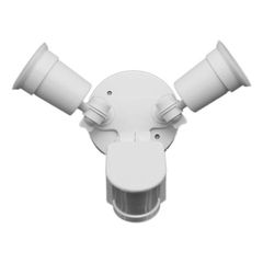 Ανιχνευτής κίνησης Alfaone ES-B06B 180° με ντουί Ε27 2Χ150W και εμβέλεια ανίχνευσης 2-12m