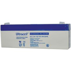 Μπαταρία μολύβδου ULTRACELL 12V 2.4Ah terminal F1 179x35x66