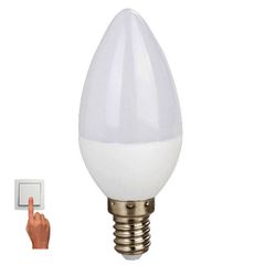 Λάμπα led C37 κεράκι 5W Ε14 με δυνατότητα αλλαγής της απόχρωσης του φωτός από 3000k έως 6000k
