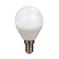 Λάμπα led σφαιρική Ε14 5W 230V 3000k θερμό λευκό φως δέσμης 230° 440 lumen 30000h