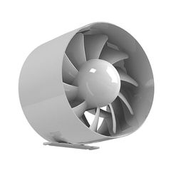 Εξαεριστήρας μπάνιου αεραγωγού Φ120 16W 2200rpm 230V 158 m³/h 45dB airRoxy arc 120
