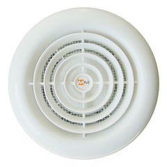 Εξαεριστήρας μπάνιου Φ100mm 17W λευκός στρόγγυλος σειρά ММ-100 220V 105 m³/h 32dB
