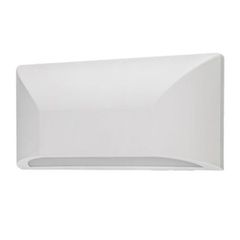 Led απλίκα λευκή ορθογώνια down light slim πλαστική 6W 350Lm 3000k θερμό λευκό φως στεγανή ΙΡ65