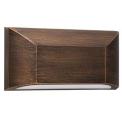 Led απλίκα σκουριάς ορθογώνια down light slim πλαστική 6W 350Lm 3000k θερμό λευκό φως στεγανή ΙΡ65
