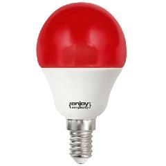 Λάμπα led P45 σφαιρική Ε14 1.8W 230V κόκκινο φως δέσμης 180° enjoy simplicity 15000h