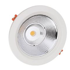 Led φωτιστικό οροφής χωνευτό στρογγυλό λευκό 40W 6000k ψυχρό λευκό φως 230V 3480Lm 30000h