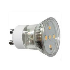 Λάμπα led SMD GU10 MR11 γυάλινη ισχύος 2W 230V δέσμης 105° 4000K ενδιάμεσο φως