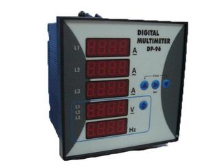 Πολυόργανο πέντε ενδείξεων TAIFA DP3-96(3A+V+Hz) 96x96mm True RMS