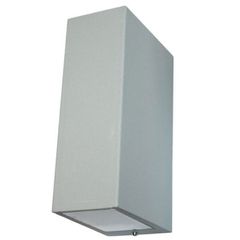 Led απλίκα επίτοιχη UP-DOWN CUBES 2W 230V SMD EPISTAR LED 3000k θερμό λευκό φως γκρι