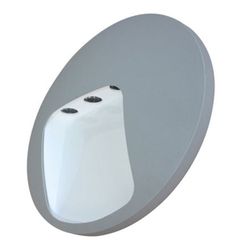 Απλίκα επίτοιχη OVY 3W 230V SMD EPISTAR LED 3000k θερμό λευκό φως 125lm γκρι