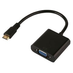 Αντάπτορας POWERTECH CAB-H031 HDMI Mini σε VGA 0.20m
