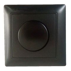 Dimmer – ροοστάτης μαύρο ματ χωνευτός Century Control VAL-55, για όλα τα φορτία, 60–600W