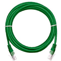 Καλώδιο δικτύου UTP CAT-5 κατηγορίας 5e 2xRJ45 πράσινο 2m