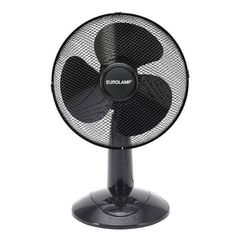 Ανεμιστήρας επιτραπέζιος μαύρος 45W 220-240V Ø30 50dB με στρόγγυλη βάση & ρυθμιζόμενη γωνία αέρα 60°