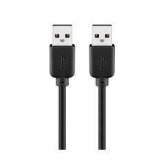 Καλώδιο GOOBAY USB 2.0 Type A 93593 copper μαύρο μήκους 1.8m κατάλληλο για συγχρονισμό και φόρτιση