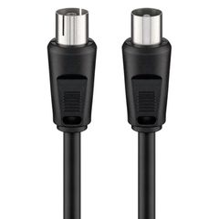 Καλώδιο κεραίας αρσενικό σε θηλυκό GOOBAY 11509 <70dB CCS 0.5m μαύρο