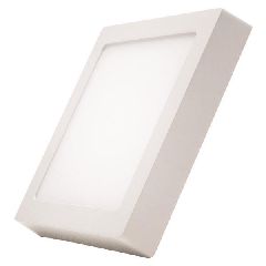 Led slim panel τετράγωνο εξωτερικό 225x225 24W 230V ενδιάμεσο φως 4000k 2160Lm δέσμης 120° 30000h