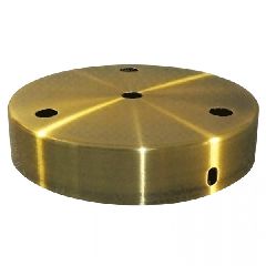 Διακοσμητική ροζέτα οροφής Ø120xh25mm χρυσό αντίκα με 4 τρύπες
