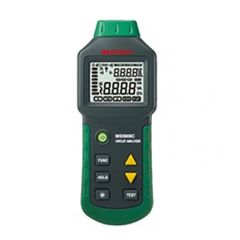 Αναλυτής μονοφασικών κυκλωμάτων MS5908C MGL MASTECH με αντιηλεκτροπληξιακή προστασία & ένδειξη χαμηλής στάθμης μπαταρίας