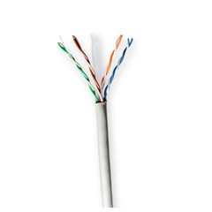 Καλώδιο δικτύου γκρι CAT 6 U/UTP σε κουλούρα 100m Ιδανικό για εσωτερική χρήση
