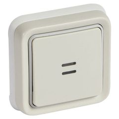 Μπουτόν φωτεινό LEGRAND σειρά Plexo IP55 σε λευκό χρώμα πλήρες χωνευτής τοποθέτησης με νύχια
