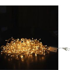 Πλεξούδα με 300 λαμπάκια 16,5m 230V με διάφανο καλώδιο PVC controller και 8 προγράμματα