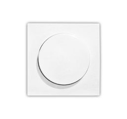 Πλήκτρο και πλακίδιο για dimmer σε λευκό χρώμα