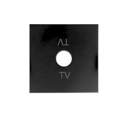Πλακίδιο πρίζας TV σε ανθρακί χρώμα