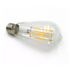 Διακοσμητική λάμπα led αβοκάντο E27 ντιμαριζόμενη 8W 230V 2800k θερμό φως 1000lm διάφανη