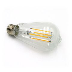 Διακοσμητική λάμπα led αβοκάντο E27 ντιμαριζόμενη 12W 230V 2800k θερμό φως 1000lm διάφανη