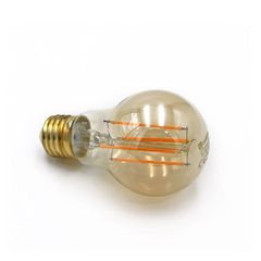 Λάμπα led Filament cog τύπου αχλάδι μελί Α60 E27 8W θερμό φως 2200k 720 Lumen