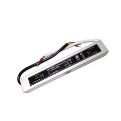 Τροφοδοτικό - led driver αλουμινίου 30W 230VAC στα 12VDC για ταινίες & λάμπες LED IP67 στεγανό