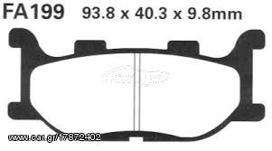 XJ 600 S DIVERSION 98-03 ΤΑΚΑΚΙΑ ΦΡΕΝΟΥ ΕΜΠΡΟΣ & ΠΙΣΩ