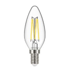 Λάμπα LED FILAMENT CLEAR E14 B35 5.5W 220-240V θερμό φως 3000k 806lm δέσμης 320° 20000h