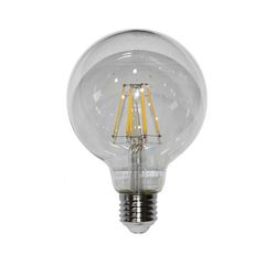 Λάμπα led Globe COG Φ95 Ε27 ισχύος 10W 230V διάφανη ντιμαριζόμενη 2800k θερμό λευκό φως 1200lm
