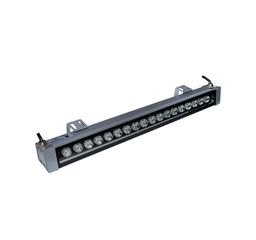 Μπάρα - προβολέας LED επιμήκης γκρι 50cm 18W 230V μπλε φως 10° με 18LED 2200lm στεγανός IP65