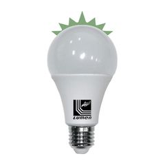 Λάμπα led αχλάδι E27 ισχύος 12W 230V 3000k θερμό φως 220° με φωτοκύτταρο μέρας-νύχτας