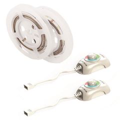 Ταινία led 18W 12V RGB 3m με αισθητήρα κίνησης στεγανή IP65 δέσμης 120° 30000h σετ 2τμχ pro