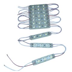 LED Modules Samsung 1,2W 12V σε θερμό λευκό 3000K SMD2835 126lm IP65 στεγανό ντιμαριζόμενο