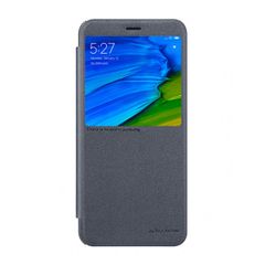 Nillkin Δερματίνη Θήκη με Παράθυρο Smart View Flip για Xiaomi Redmi Note 5 Global Version/Redmi Note 5 Μαύρο
