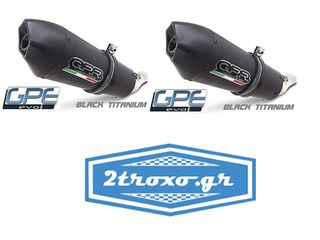 Gpr Εξατμίσεις Διπλά Τελικά Gpe Anniversary Titanium Black Suzuki GSXR 1000 2009 - 2011 
