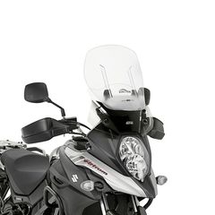 Ζελατίνα ρυθμιζόμενη GIVI AF3112 για Suzuki DL650 V-Strom 2017 διάφανη