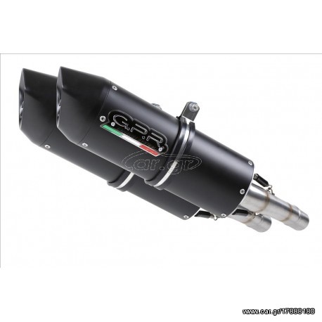 Gpr Εξατμίσεις Διπλά Τελικά Furore Black Suzuki GSXR 1000 2009 - 2011 Racing Version