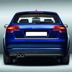 Audi A3 8P HB 4D 2004-2012 Tριμ Μαρκέ Πορτ Μπαγκάζ Μεταλλικό